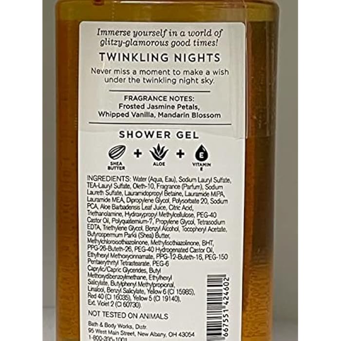 Bath & Body Works and Twinkling Nights Shower Gel Wash 10 Ounce Full Size - Image 2